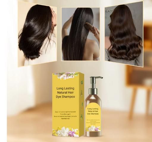 Long Lasting Natural Hair Dye Shampoo 100ML (Pack of 2) - Trenditeam.com