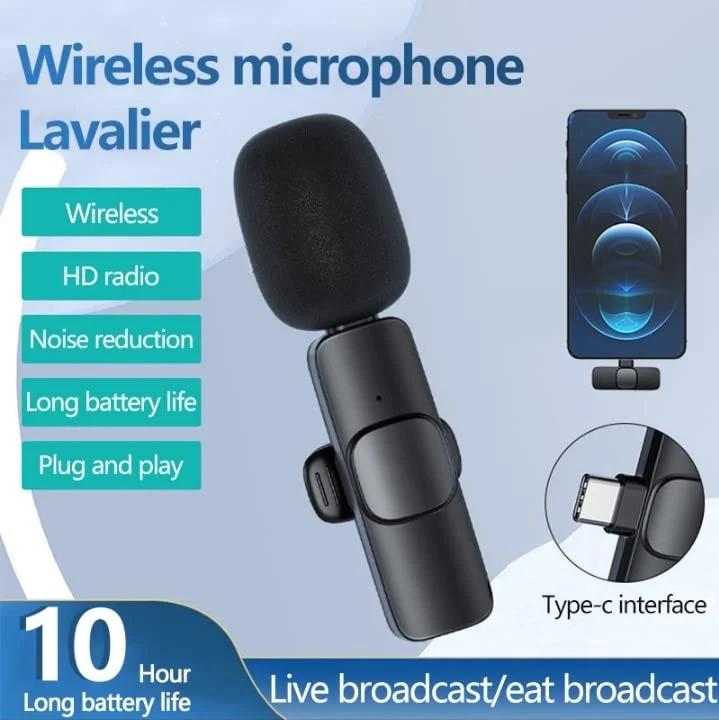 IMPORTED WIRELESS LAVALIER MICROPHONE AUDIO VIDEO RECORDING - Trenditeam.com