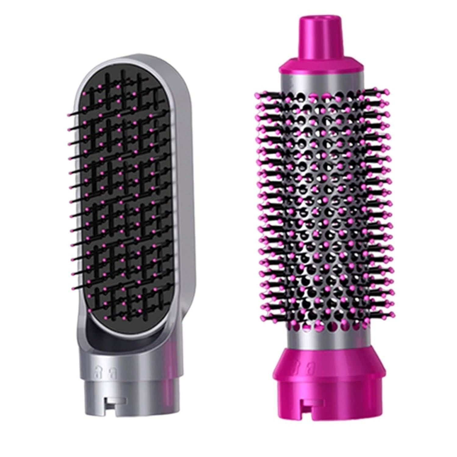 Muti - Functional 5 IN 1 Hair Styling Tool Detachable Hot Air Brush Hair Dryer with Comb - Trenditeam.com