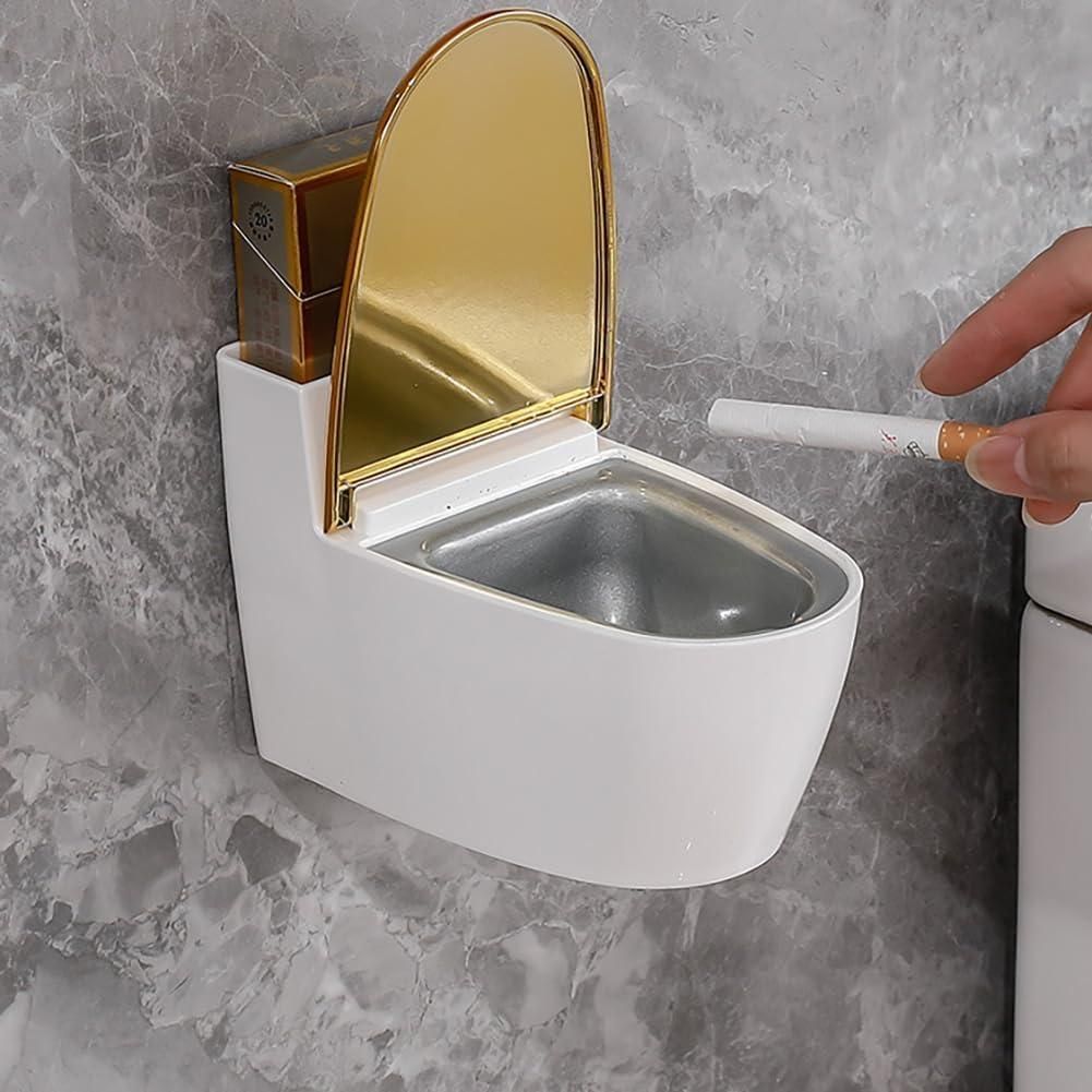 Decorative Fancy Wall Mounted Ashtray of Toilet - Shaped - Trenditeam.com