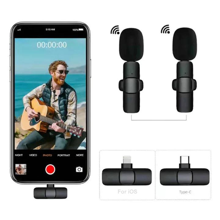 IMPORTED WIRELESS LAVALIER MICROPHONE AUDIO VIDEO RECORDING - Trenditeam.com