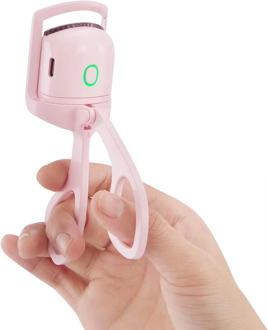 1Pc Heated Eyelash Curler, Electric Heated Lash Curler Rechargeable Portable Handheld Makeup Tools for Women - Trenditeam.com